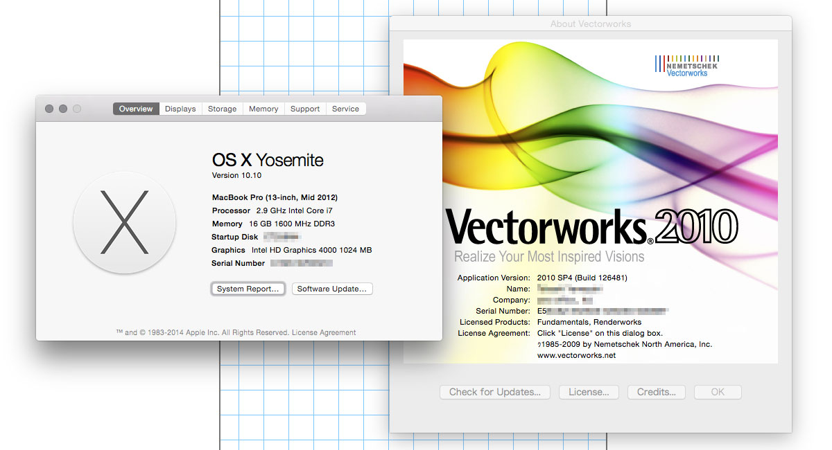 Mac OS 10.10 Yosemite と VectorWorks v2010 | talking about ...